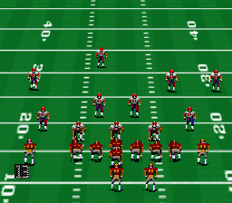 John Madden Football '93 (Europe) In game screenshot
